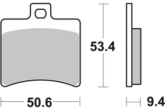 BRAKE PAD SINT SCOOT