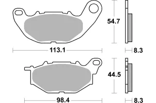 BRAKE PAD SINT ST/RA
