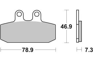 BRAKE PAD SINT SCOOT