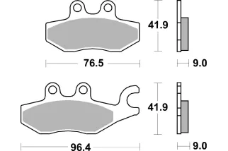 BRAKE PAD SINT SCOOT