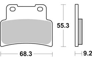 BRAKE PAD SINT SCOOT
