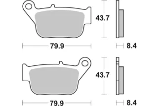 BRAKE PAD SINT SCOOT