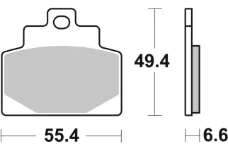 BRAKE PAD SINT SCOOT