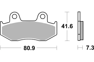 BRAKE PAD SINT SCOOT
