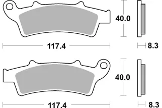 BRAKE PAD SINT SCOOT