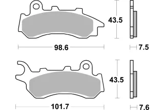 BRAKE PAD SINT SCOOT