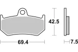 BRAKE PAD SINT REAR