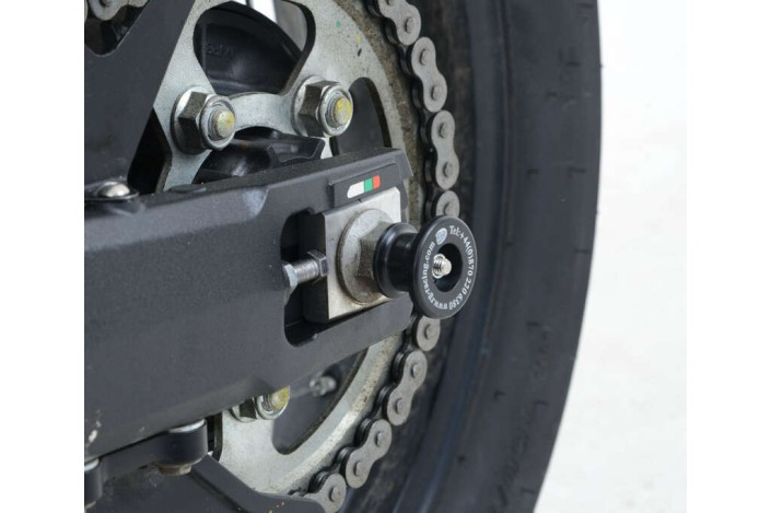 Protection de bras oscillant R&G RACING type diabolo noir Honda CRF1000L Africa Twin