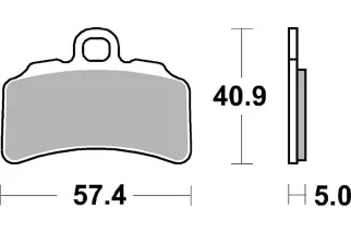 BRAKE PAD SINT OFF RACE