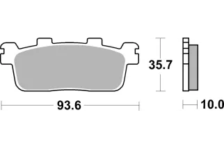 BRAKE PAD SINT SCOOT