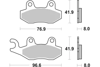 BRAKE PAD SINT OFF RACE