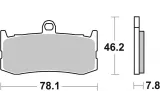 BRAKE PAD SINT ST/RA