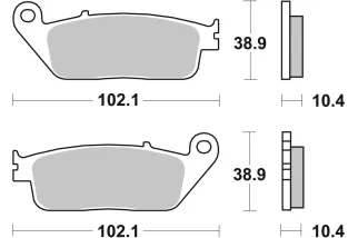 BRAKE PAD SINT SCOOT