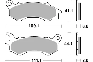 BRAKE PAD SINT SCOOT