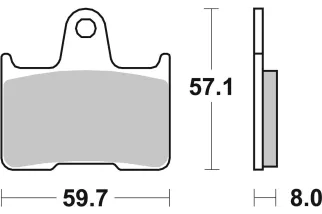 BRAKE PAD SINT REAR