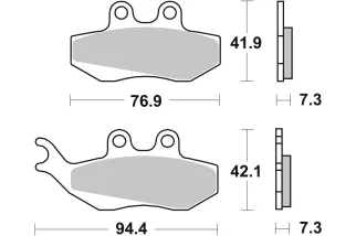BRAKE PAD SINT SCOOT