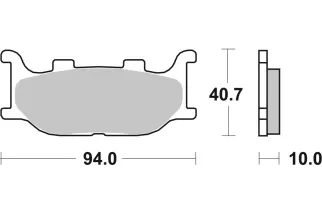 BRAKE PAD SINT SCOOT