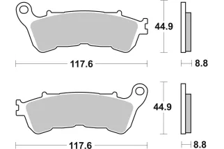 BRAKE PAD SINT SCOOT