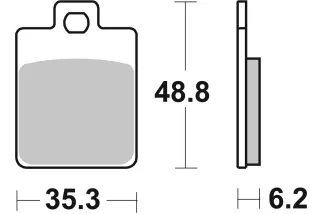 BRAKE PAD SINT SCOOT