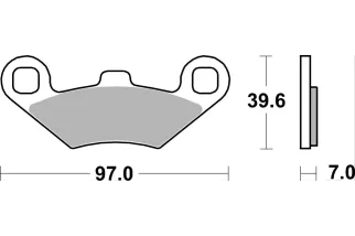 BRAKE PAD SINT SCOOT