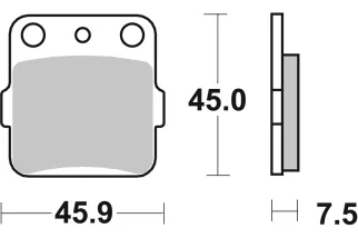 BRAKE PAD SINT OFF RACE