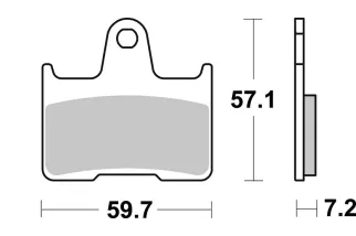 BRAKE PAD SINT REAR