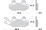 BRAKE PAD SINT REAR