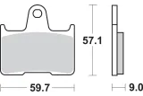 BRAKE PAD SINT REAR