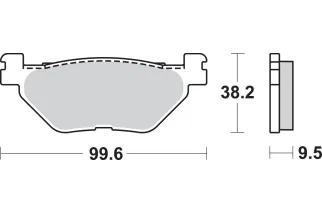 BRAKE PAD SINT REAR