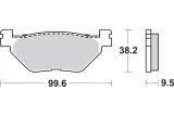 BRAKE PAD SINT REAR