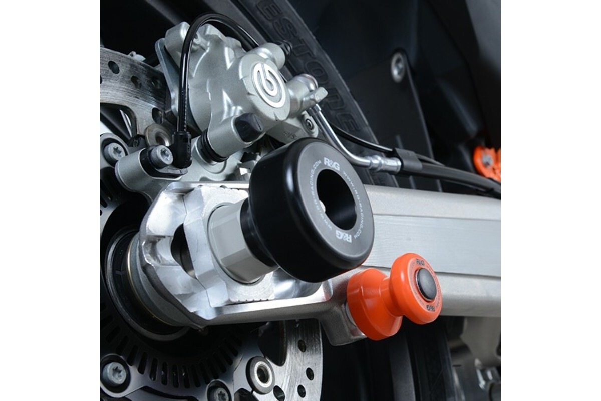 Protection de bras oscillant R&G RACING noir KTM 690 SMC-R