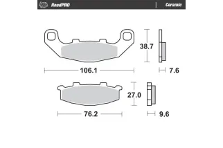 BRAKE PAD CERAMIC