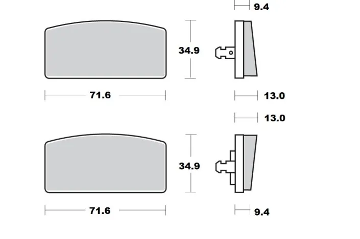 BRAKE PAD CERAMIC