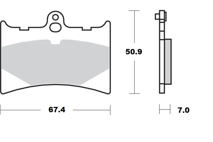 BRAKE PAD CERAMIC
