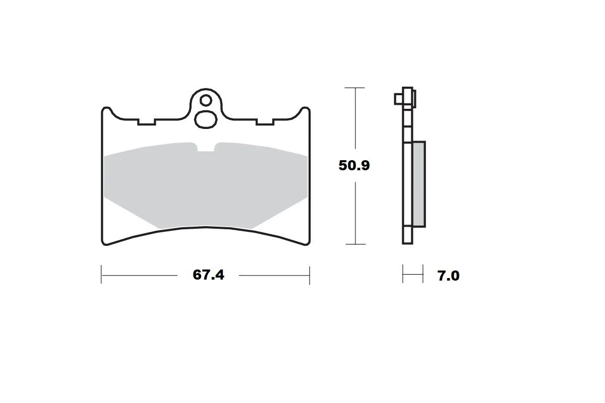 BRAKE PAD CERAMIC