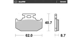 BRAKE PAD CERAMIC