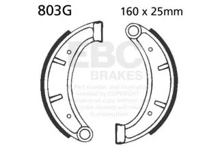 BRAKE SHOE GROOVED
