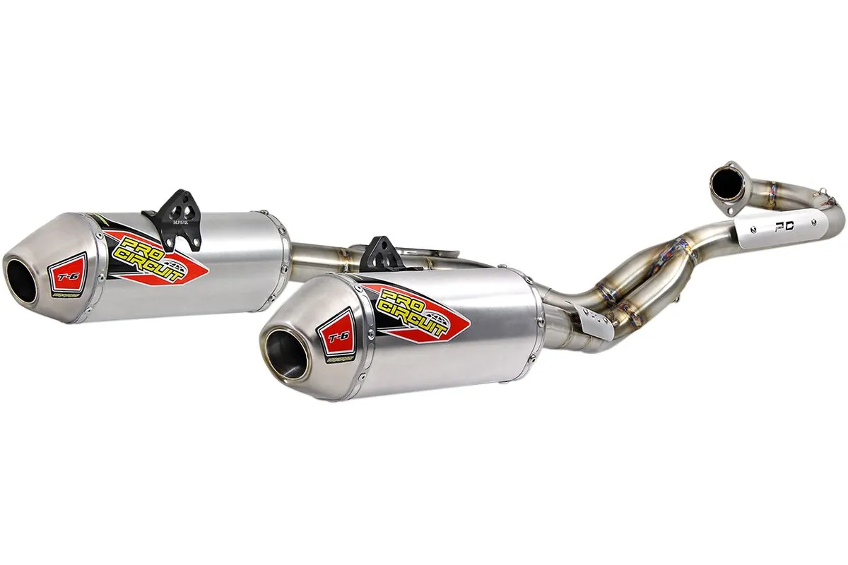 EXHAUST TI6 DUAL YAM