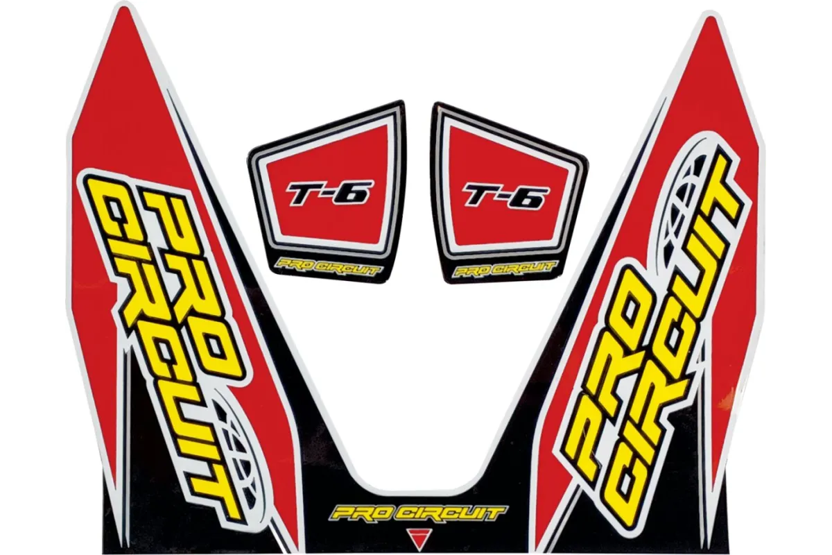 DECAL T6 RED