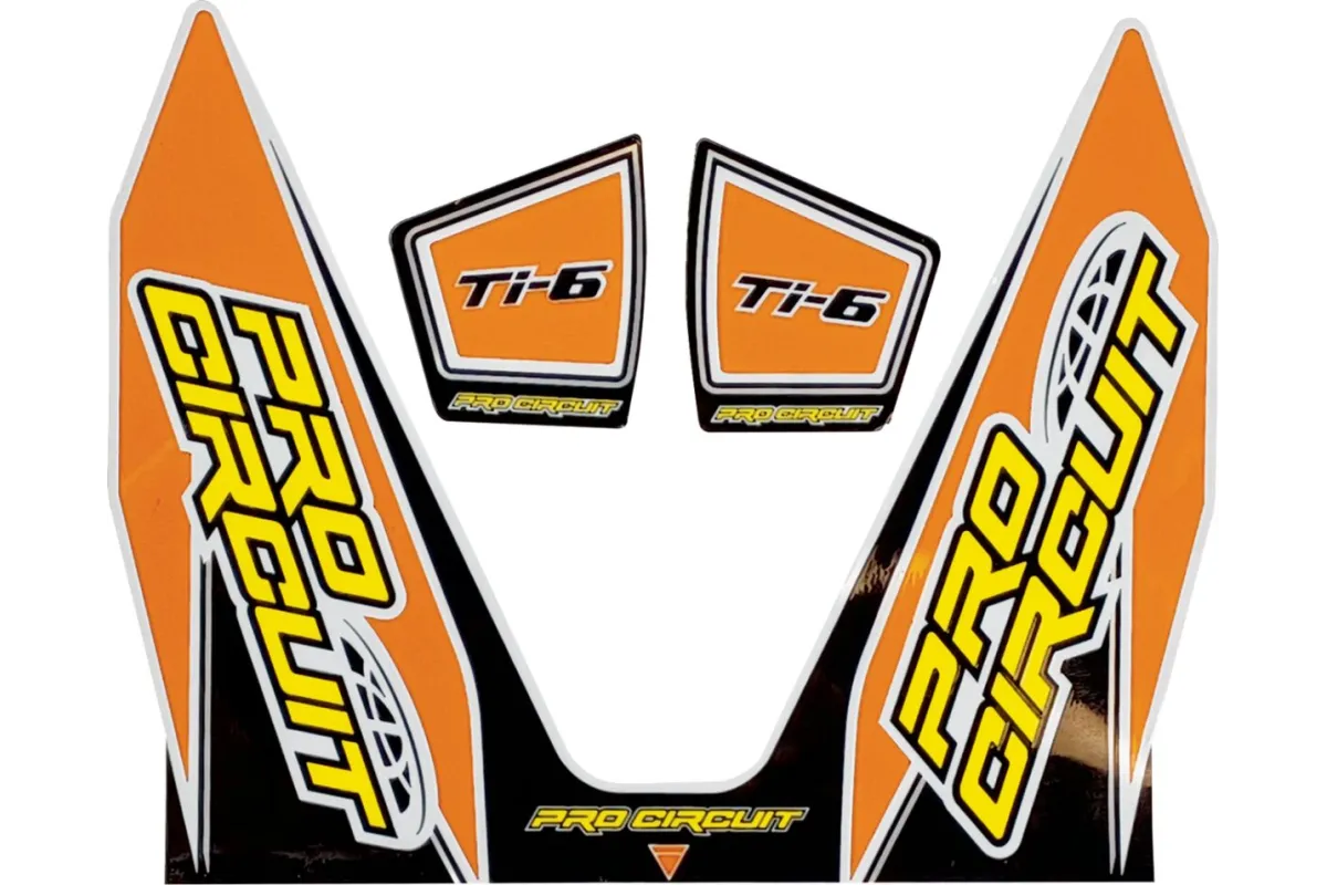 DECAL TI6 ORANGE