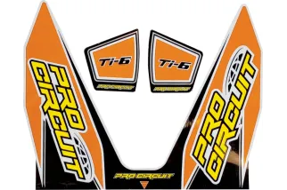 DECAL TI6 ORANGE