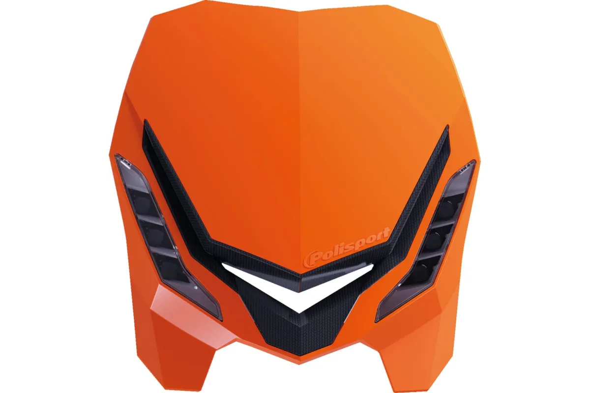 HEADLIGHT E-BLAZE OR/BK