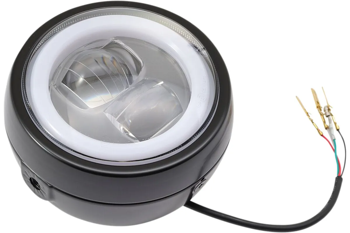 LED HDLGHT CAPSULE120 SIDE BK