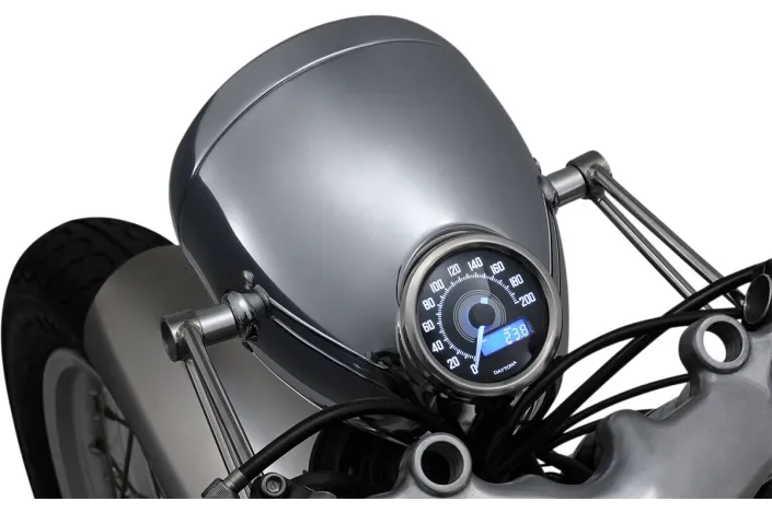 HEADLIGHT VINTAGE BLACK