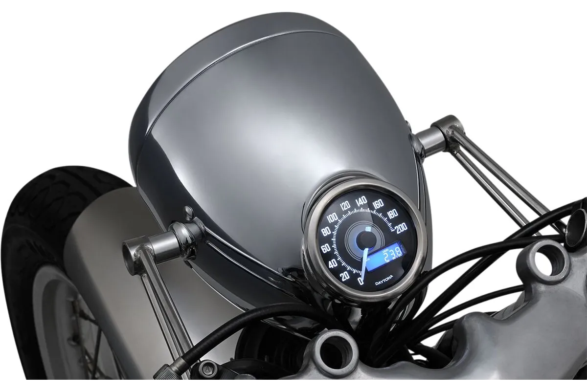 HEADLIGHT VINTAGE BLACK