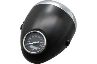 HEADLIGHT VINTAGE BLACK