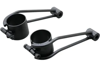 HEADLIGHT BRACKET 41MM BK