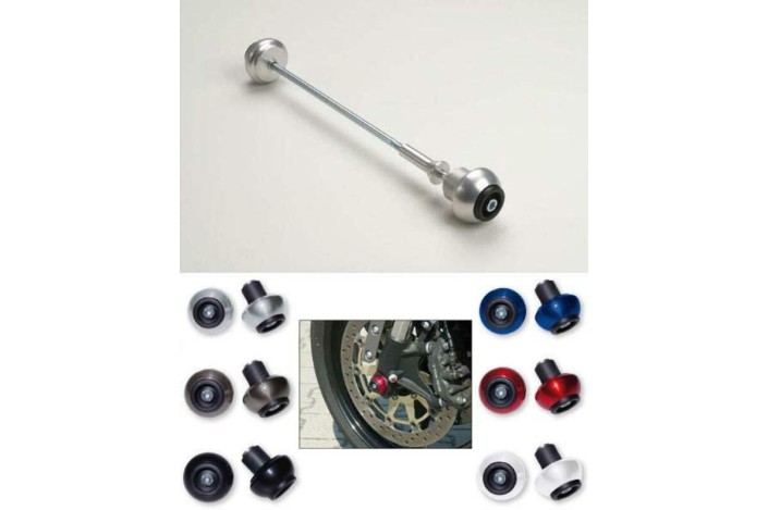 KIT FIXATION CRASH BALL ARRIERE POUR BUELL XB9 ET XB12 2002-05 TITANE