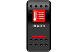 SWITCH ROCKER HEATER-RED