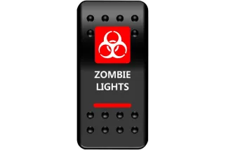 SWITCH RCKER ZMBIE LT-RED